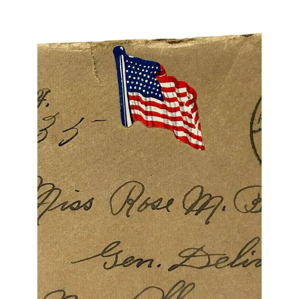 Antique Postal History WWI w/Original Love Letter Included Romantic Letter 1919